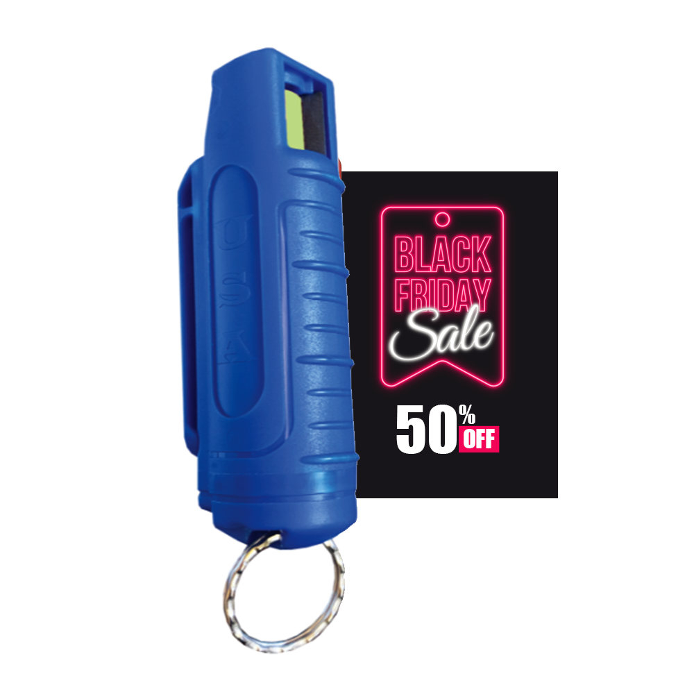 1/2 oz. Pepper Spray with hard case and key ring