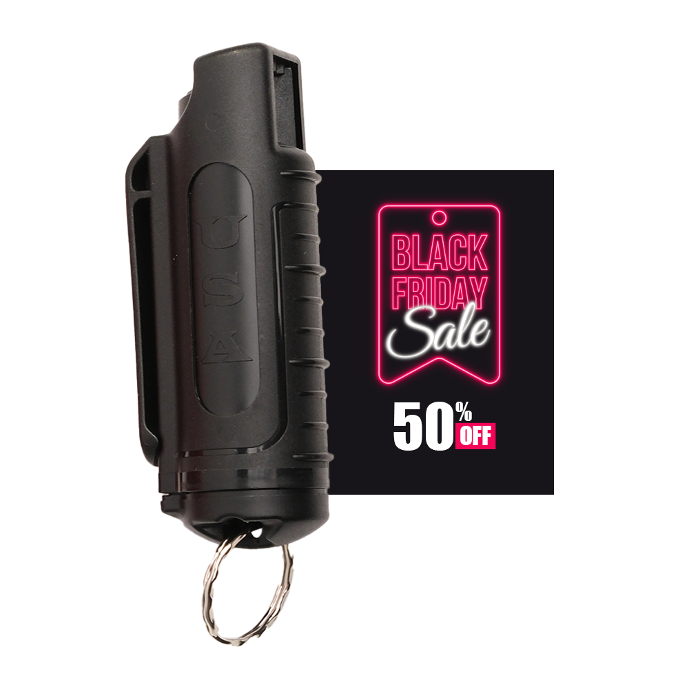 1/2 oz. Pepper Spray with hard case and key ring