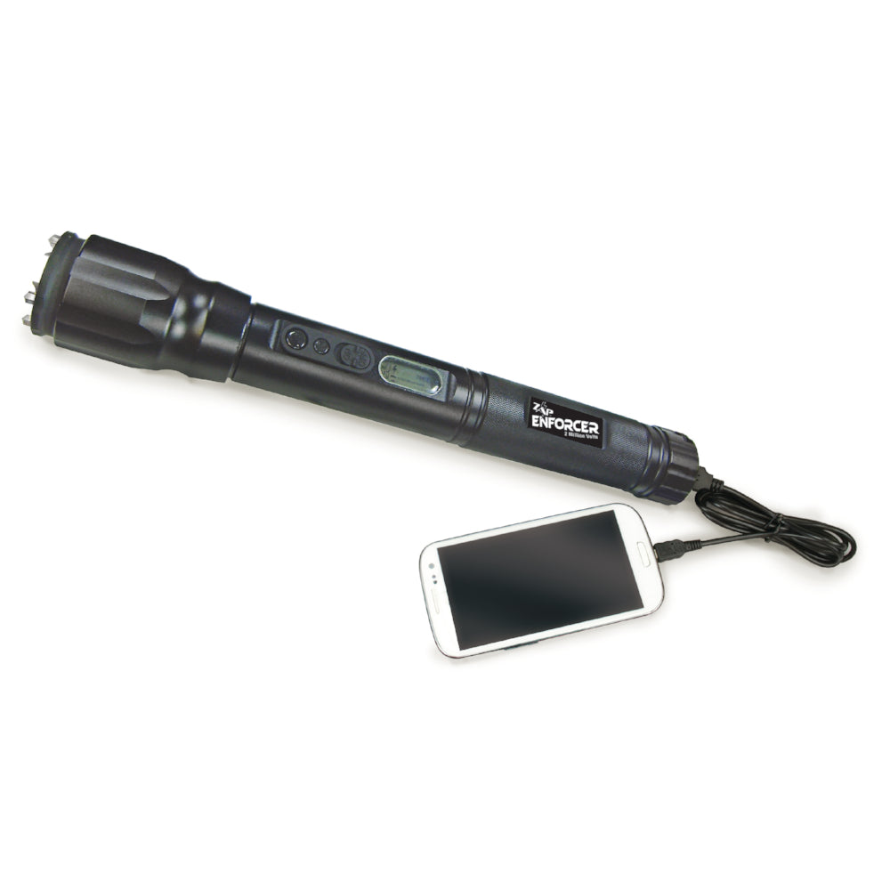 The Enforcer can charge a phone
